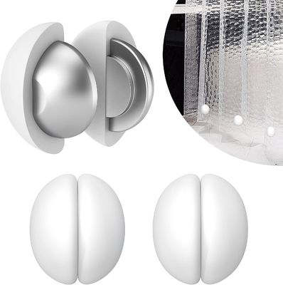 Strong Magnets for Shower Curtain Heavy-Duty Never Rust No Noise Silicone Coated