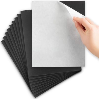 A4 Rubber Magnetic Sheet with Self Adhesive Size 297*210mm Thickness from 0.3mm to 2mm