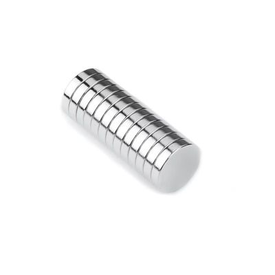 Nickel Coated N52 Neodymium Disc Magnet 10mm x 2mm for Optimal Industrial Performance