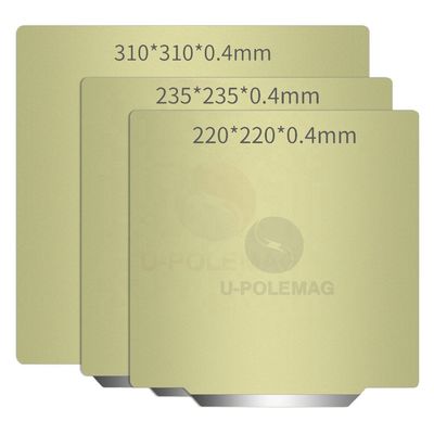 Flexible and Durable 3D Printer PEI Spring Steel Sheet Frosted Magnetic Base Included