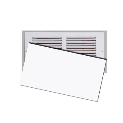 Customized Thick Magnetic Vent Cover With White PVC Surface And Composite Rubber Magnet