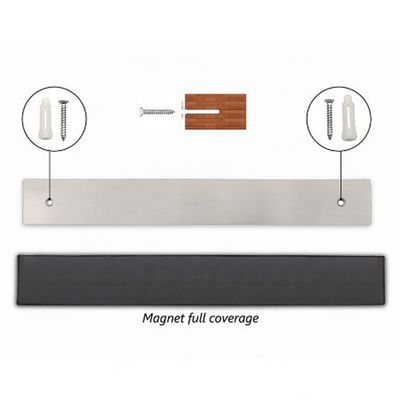 OEM ODM Accepted Gold Stainless Steel Magnet Strip Rack Magnetic Knife Holder For Wall