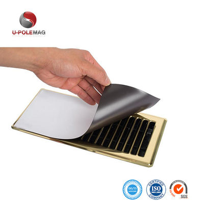 Customized Thick Magnetic Vent Cover With White PVC Surface And Composite Rubber Magnet