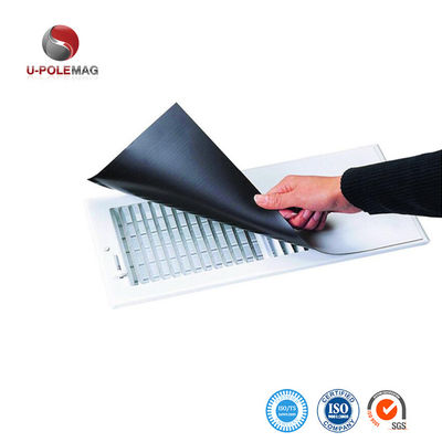 Customized Thick Magnetic Vent Cover With White PVC Surface And Composite Rubber Magnet