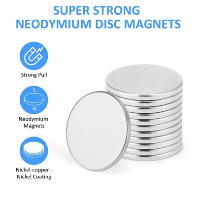Ring Shape Rare Earth NdFeb Magnets 20 Year Custom Super Strong Disc N52 Neodymium Magnet