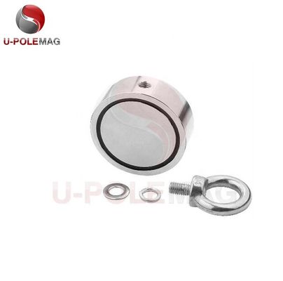 Q235 Round Steel Cup NdFeB Magnets Fishing Magnet with 800 KG Super Strong Pull Force