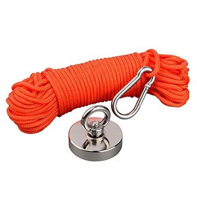 Strong Round Fishing Magnet for Salvage and Treasure Hunting Tolerance ±0.1mm Since 2000