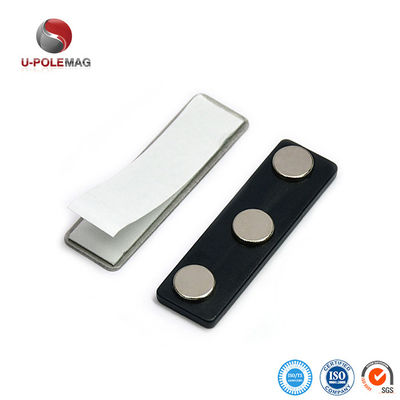 3m Self Adhesive Backing Plastic Name Badge Tags 12g Three Disc Magnets Bar Magnet