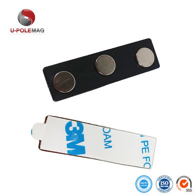 3m Self Adhesive Backing Plastic Name Badge Tags 12g Three Disc Magnets Bar Magnet