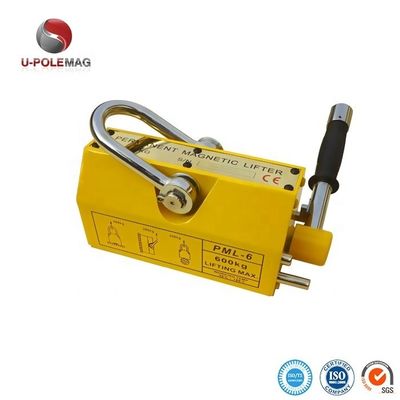 600KG Heavy Duty Crane Hoist Lifting Magnet 3.5 Times Safety Factor for Heavy Lifting
