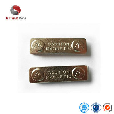 Stainless Steel Magnetic Name Badge with ±1% Tolerance and Long-Lasting Neo Magnet
