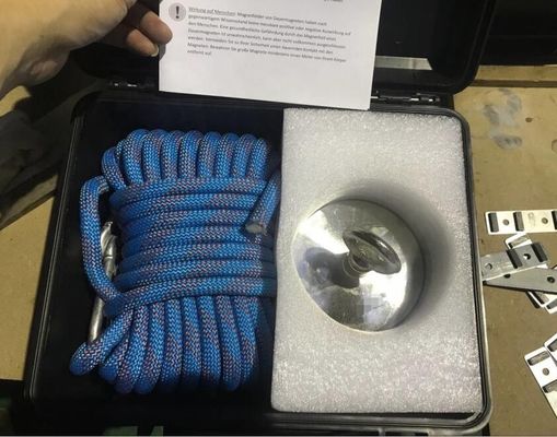 High Tolerance Neodymium Magnet POTN08-75 550 lbs Strong With Screw Hole for Fishing