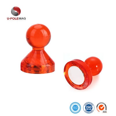 11mm Dia Pot Shape Magnetic Push Pins for Office Maps in Colorful Design