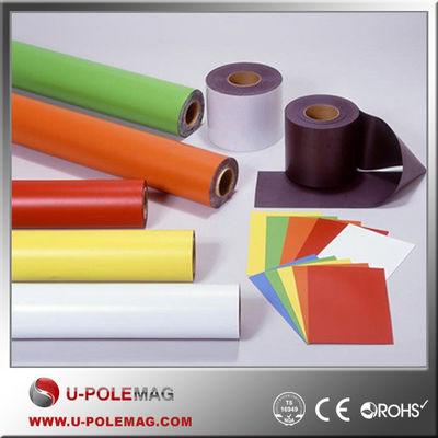 Industrial Magnet Flexible Rubber Adhesive Magnetic Sheet Rolls Composite Reliability