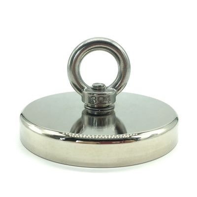 Dia 60mm 350lbs Force Neodymium Magnet Fishing Kit with D10mm x L10M Rope Size