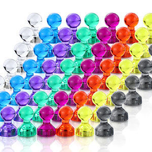 Super Strong Plastic Push Pin Magnets for Heavy Duty Fridge Cylindrical Grade NdFeB