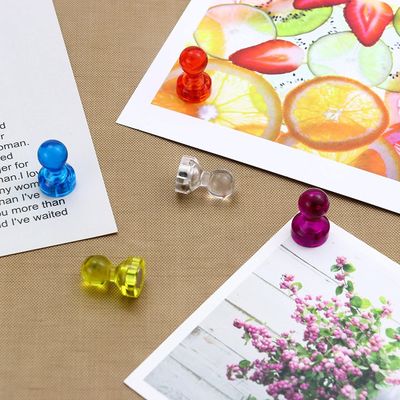 Super Strong Plastic Push Pin Magnets for Heavy Duty Fridge Cylindrical Grade NdFeB