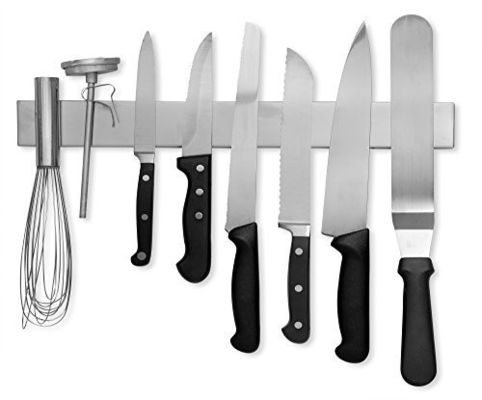 16 Inch Stainless Steel Magnetic Knife Strip for Neat and Practical Kitchen Storage