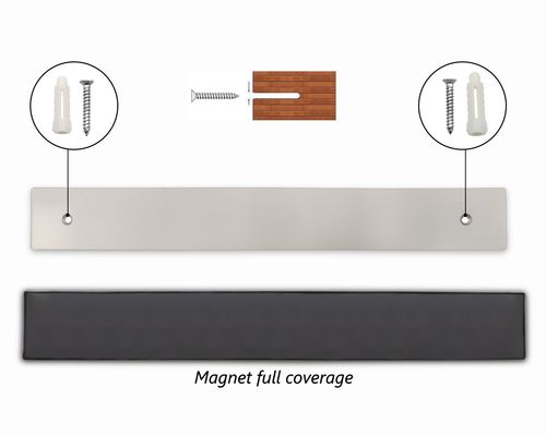 16 Inch Stainless Steel Magnetic Knife Strip for Neat and Practical Kitchen Storage