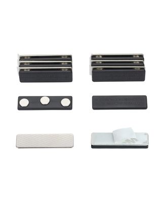 Block Magnetic Name Badge Tolerance ±1% Plastic Name Tag with Magnetic Attachment