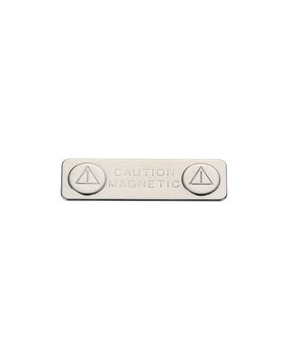 Strong ABS Magnetic Name Badge Holders with Steel Back Plate Fastener and 3M Adhesive