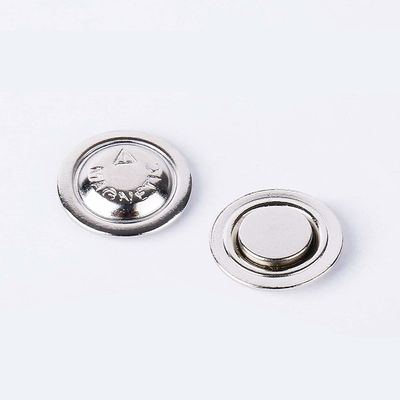 Metal Magnetic Name Badge Magnet 45x13mm Steel Plate with One Industrial Magnet Inside