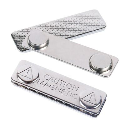 310g 45x13mm Self-Adhesive Foam Strong Magnetic Name Badge with Two Magnet Perfect