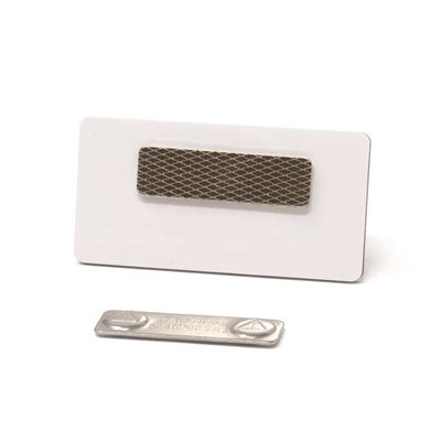 310g 45x13mm Self-Adhesive Foam Strong Magnetic Name Badge with Two Magnet Perfect