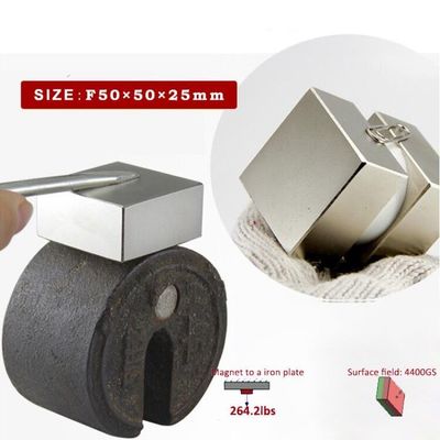 Direct F20x20x10mm N50 N52 Rectangle Neodymium Magnet with ISO9001 2000 Certification