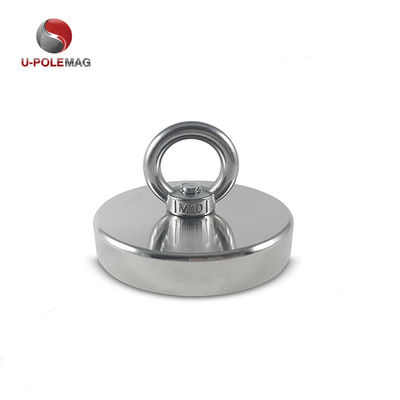 High Magnetic Force NdFeB Fishing Magnet D80x19mm-M10 with Permanent Magnetic Field