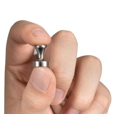 Nickel Coating Neodymium Magnetic Steel Push Pin for Office and Refrigerator