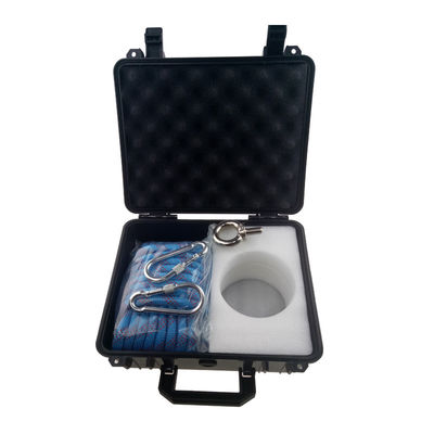 NiCuNi Coated D75mm 880lbs Double Sided Fishing Magnet Bundle for River Lake Hunting