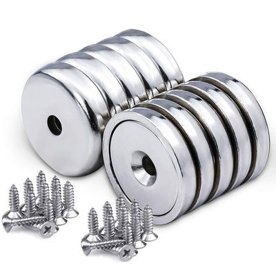 Production Lead Time About 25-30 days D32x8mm Neodymium Magnetic Cup with Countersunk Hole