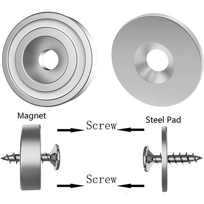 Neomidio Magnets Neodymium Magnetic Cup with Countersunk Hole About 25-30 days Lead Time