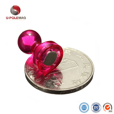 Neodymium Magnet Push Pin Magnets for Fridge Heavy Duty Moulding Processing Service
