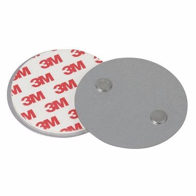 Convenient Fastening Plate for Magnetic Mounting of Smoke Detectors Used Thermometer