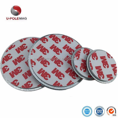 Convenient Fastening Plate for Magnetic Mounting of Smoke Detectors Used Thermometer