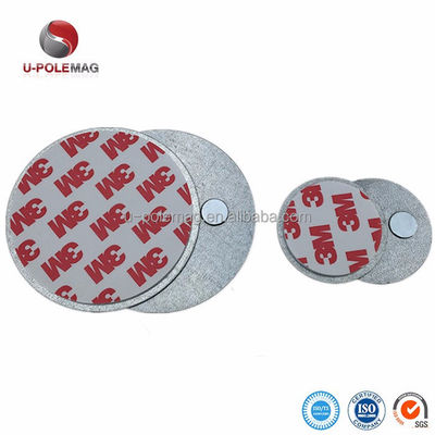 Convenient Fastening Plate for Magnetic Mounting of Smoke Detectors Used Thermometer