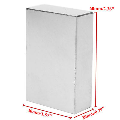 ISO14004 2004 Environment Management System N52 NdFeb Neodymium Magnet Big Block Grade