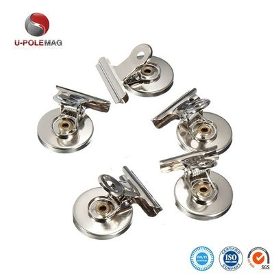 Neodymium Magnet Stainless Steel Strong Magnetic Paper Clips for Wall and Whiteboard