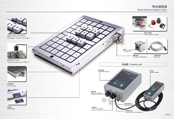 Metal Cutting WorkHolding Electromagnetic Chuck with Customized Size and Performance