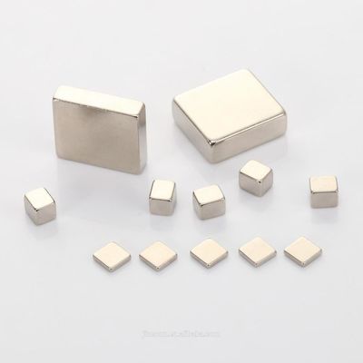 Sintered Rare Earth Magnet Sample Powerful Permanent Magnetic Square Magnet 50*50*25
