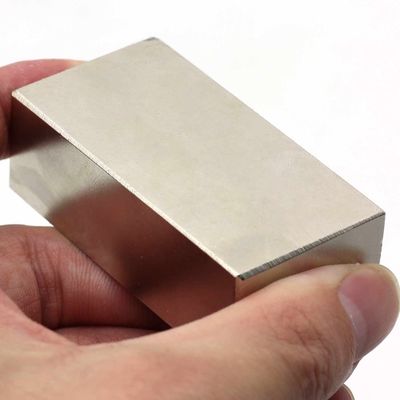 Max Working Temperature 60°C NdFeB Magnet N52 Super Strong Block 50x25x10mm Neodymium