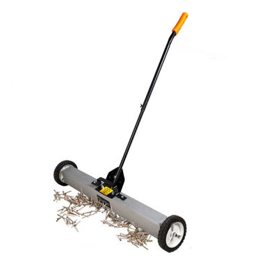 24 Inch Heavy Duty Roofing Industry Wheel Type Pick Up Tools Nails Screws Magnetic Floor Sweeper
