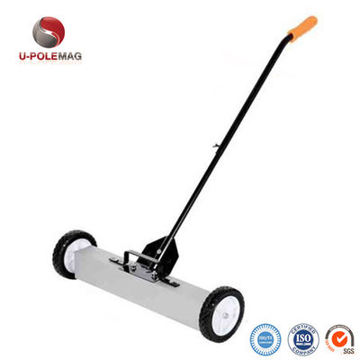 24 Inch Heavy Duty Roofing Industry Wheel Type Pick Up Tools Nails Screws Magnetic Floor Sweeper