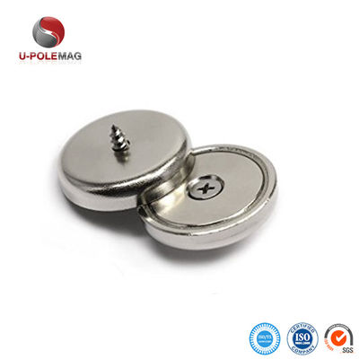 Neodymium Magnet Custom Cup Tool Holder with Countersunk Screw Bolt ISO9001 Certified