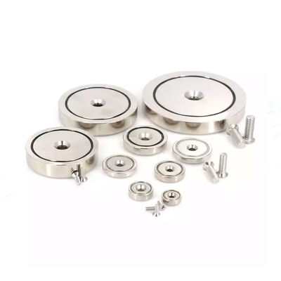 Neodymium Magnet Custom Cup Tool Holder with Countersunk Screw Bolt ISO9001 Certified