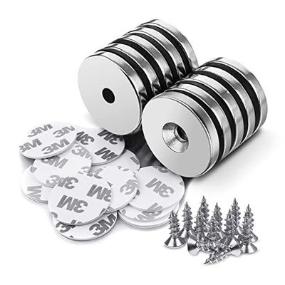 Neodymium Magnet N52 Round Base with Countersunk Hole ±0.05MM Tolerance Strong Magnet