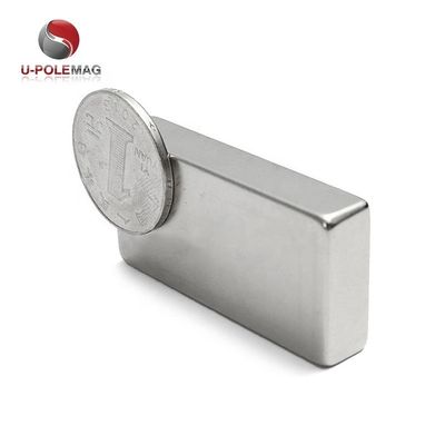 80C-220C Temperature Resistant N52 40x20x10 Neodymium Magnet with Nickel Coating