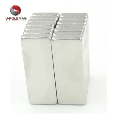 80C-220C Temperature Resistant N52 40x20x10 Neodymium Magnet with Nickel Coating
